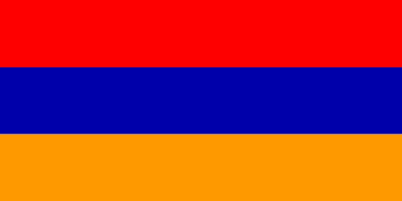 Arménie - offizielle flagge