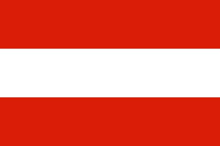 Autriche - offizielle flagge