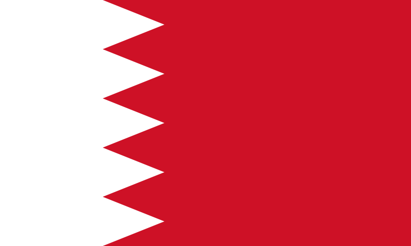 Bahreïn - offizielle flagge
