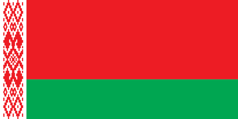 Bélarus - offizielle flagge