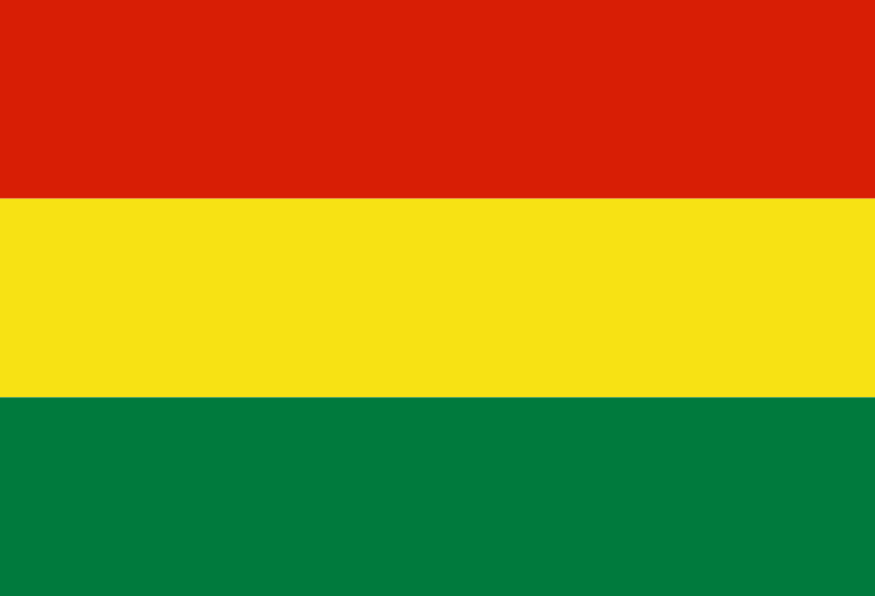 Bolivie - offizielle flagge