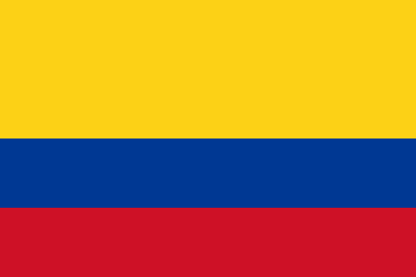 Colombie - offizielle flagge