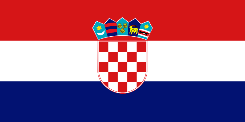 Croatie - offizielle flagge