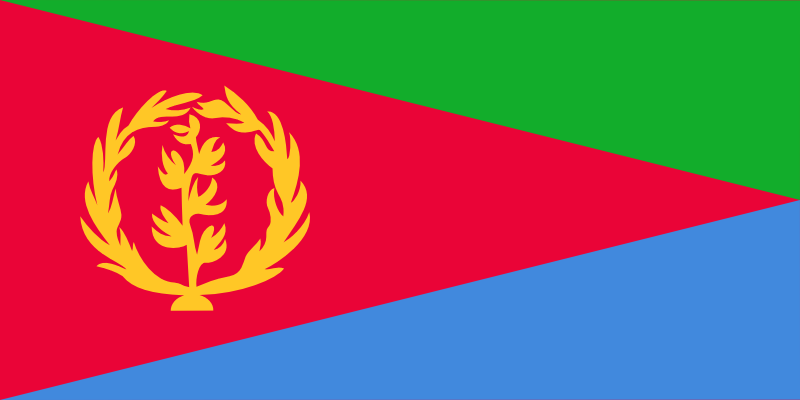 Érythrée - offizielle flagge