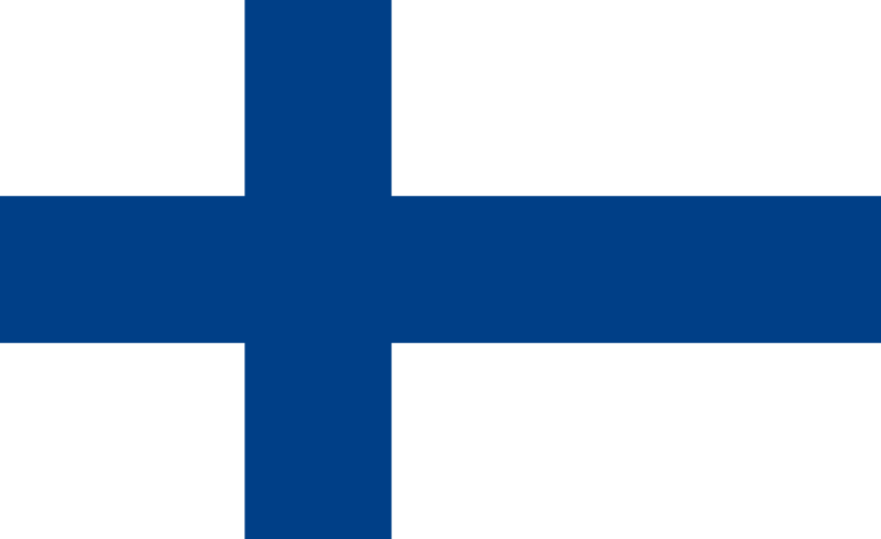 Finlande - offizielle flagge