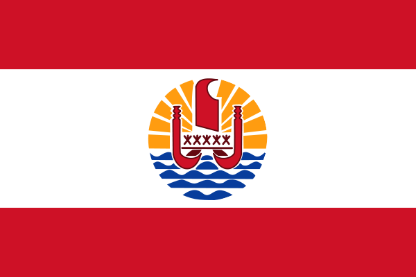 Polynésie Française - offizielle flagge