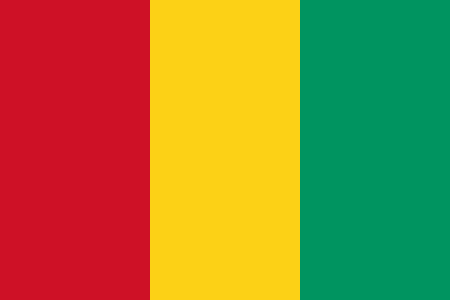 Guinéee - offizielle flagge