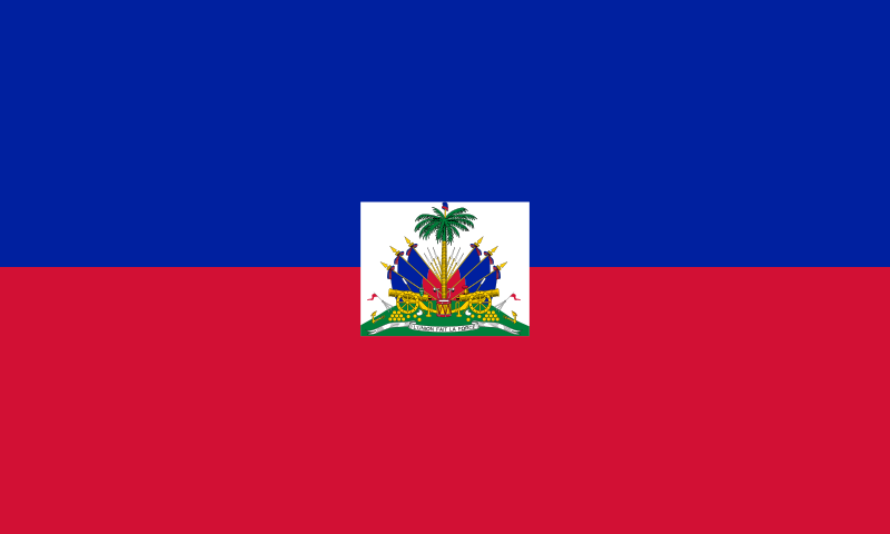 Haïti - offizielle flagge