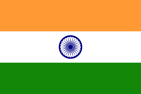 Inde - offizielle flagge