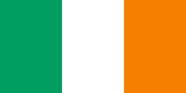 Irlande - offizielle flagge