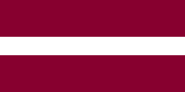 Lettonie - offizielle flagge