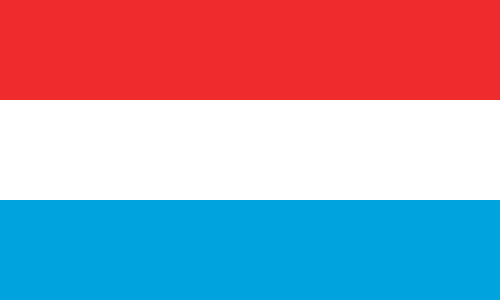 Luxembourg - offizielle flagge
