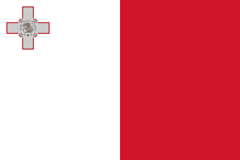 Malte - offizielle flagge