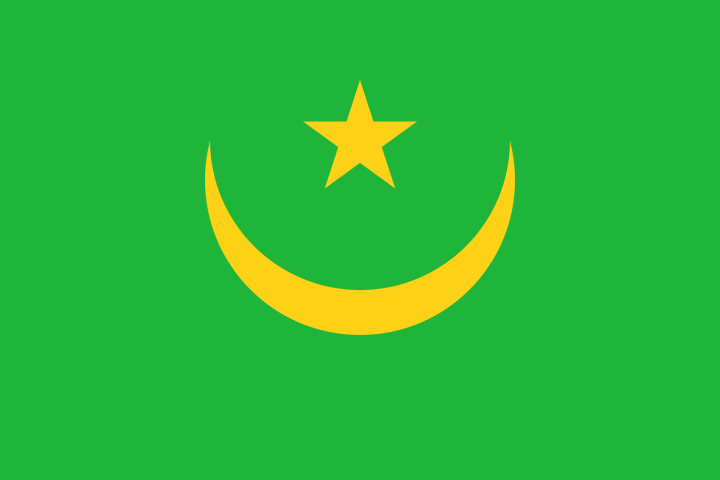 Mauritanie - offizielle flagge