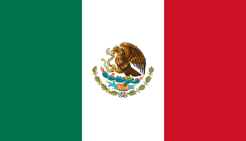 Mexique - offizielle flagge