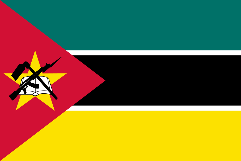 Mozambique - offizielle flagge