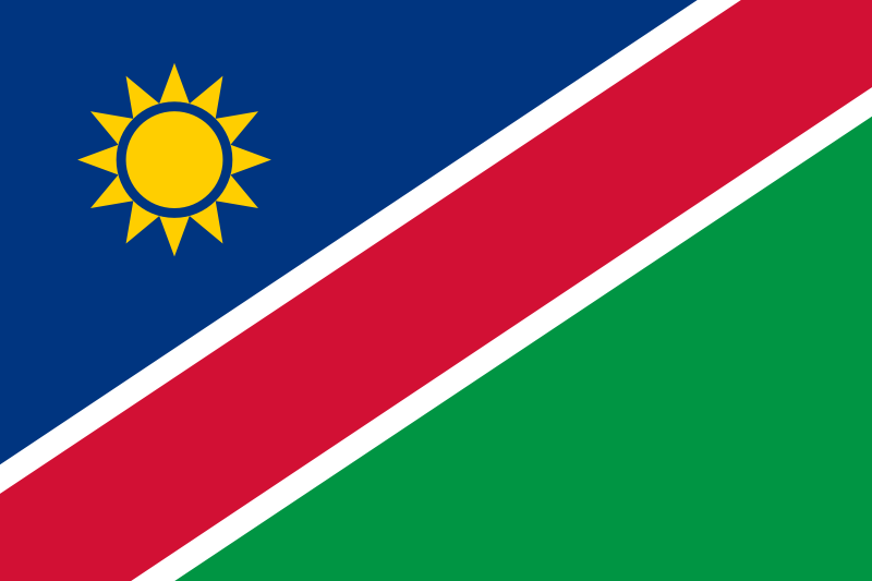 Namibie - offizielle flagge