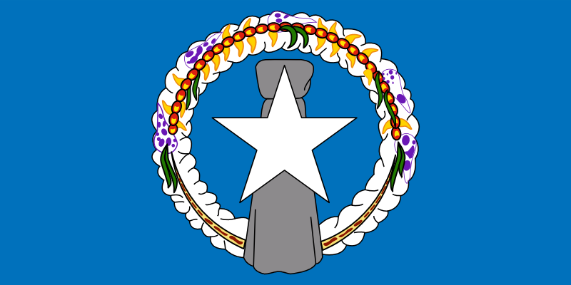 Îles Mariannes du Nord - offizielle flagge