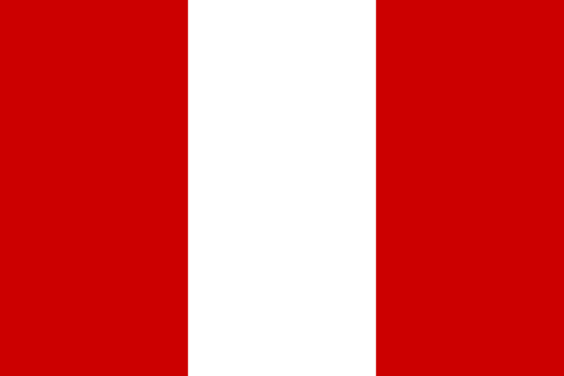 Pérou - offizielle flagge