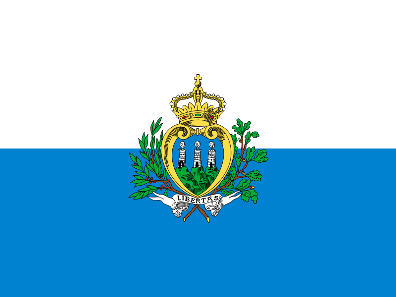 Saint-Marin - offizielle flagge